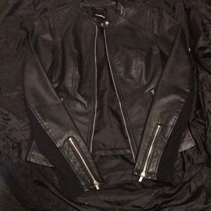 Express leather jacket